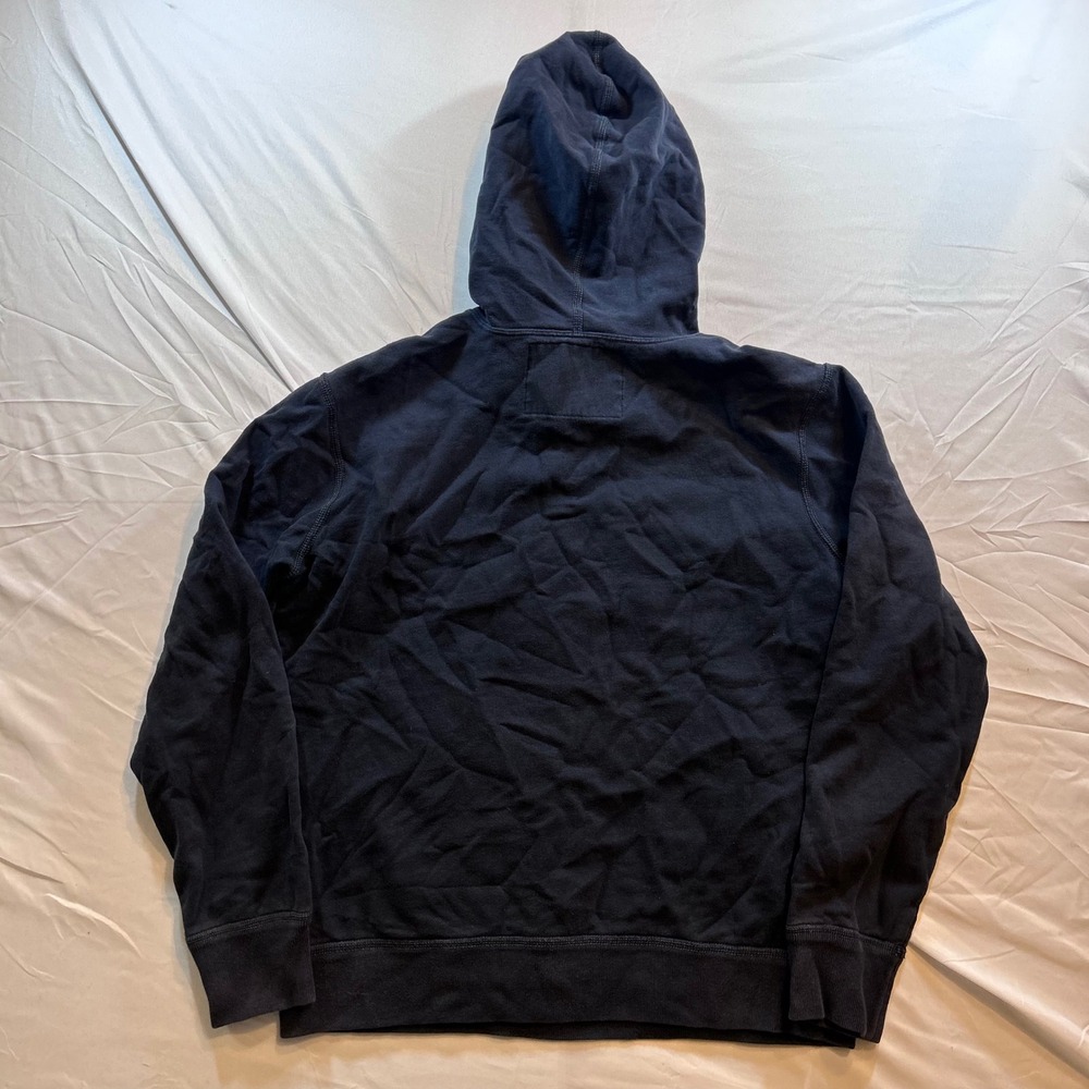 American Eagle Mens Navy Blue US Trad Graphic Athletic Fit Hoodie Small - Picture 3 of 4